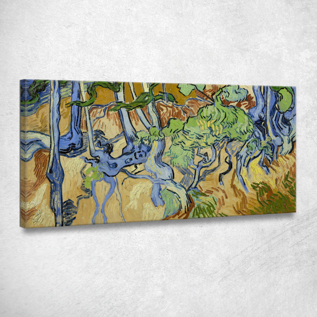 Radici Degli Alberi Vincent van Gogh vvg33 quadro stampato su tela