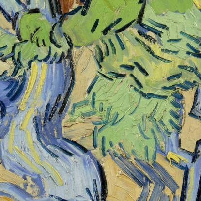 Radici Degli Alberi Vincent van Gogh vvg33 quadro stampato su tela