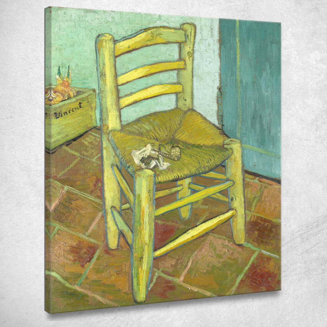 La Sedia Vincent van Gogh vvg35 quadro stampato su tela