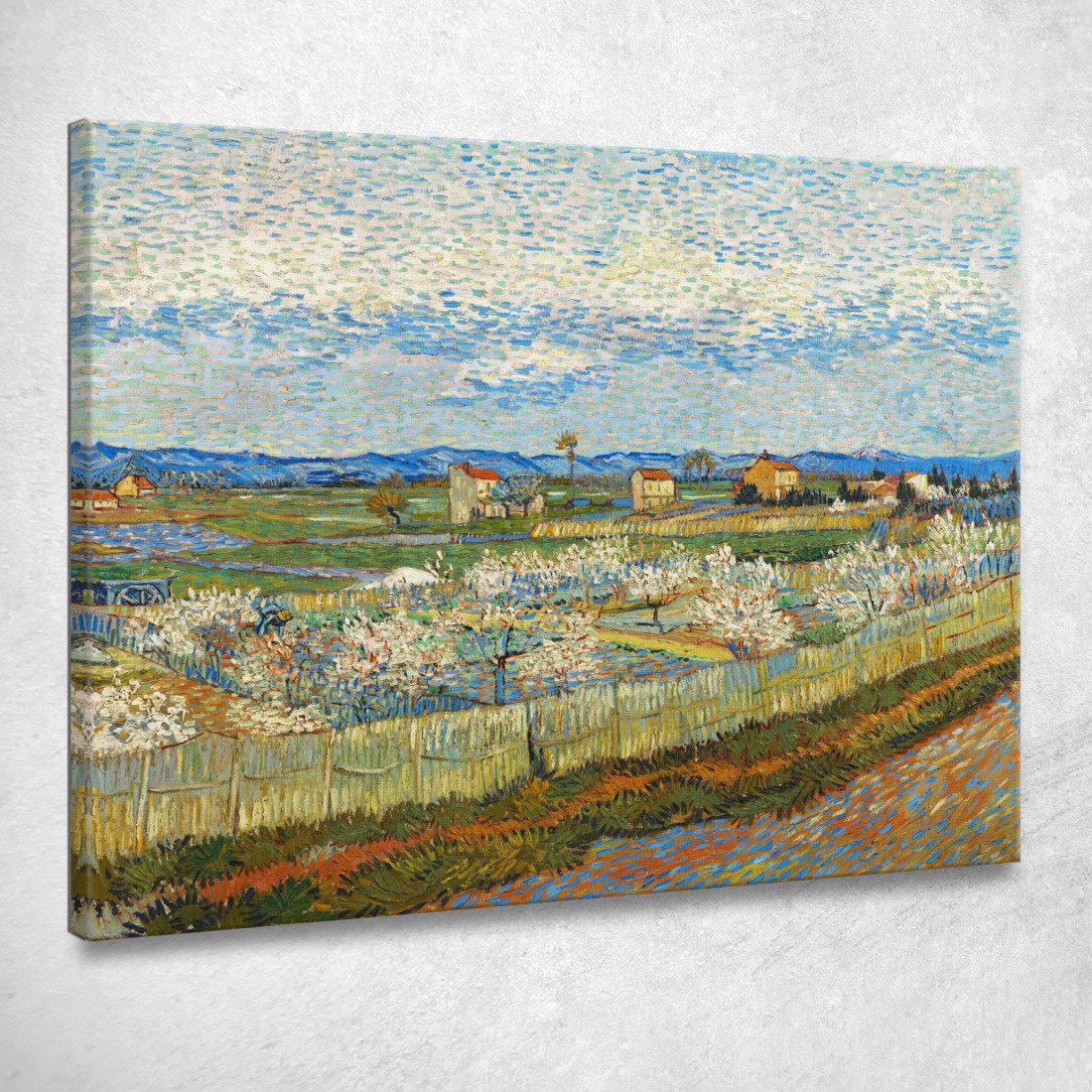 Peschi In Fiore Vincent van Gogh vvg48 quadro stampato su tela Peschi In Fiore Vincent van Gogh vvg48 quadro stampato su tela