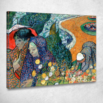 Memoria Del Giardino Di Etten Ladies Of Arles Vincent van Gogh vvg58 quadro stampato su tela