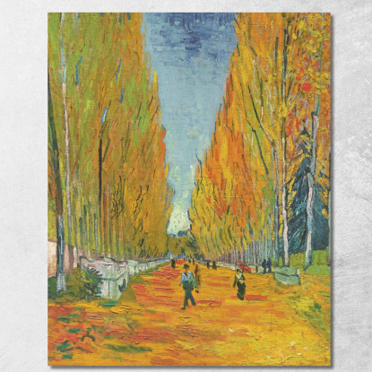 Gli Alyscamps Vincent van Gogh vvg85 quadro stampato su tela