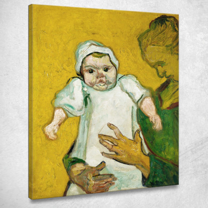 Madame Roulin E Il Suo Bambino Vincent van Gogh vvg86 quadro stampato su tela