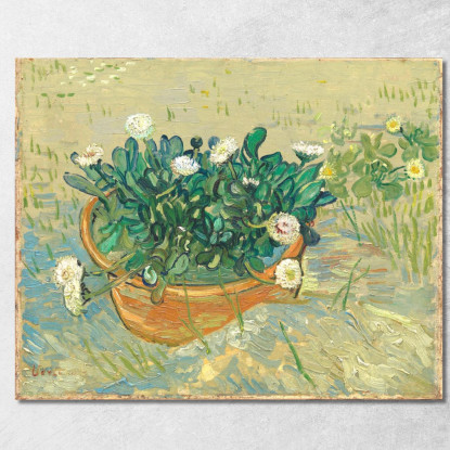 Margherite Di Arles Vincent van Gogh vvg110 quadro stampato su tela