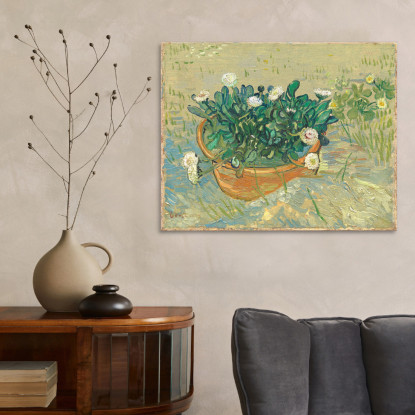 Margherite Di Arles Vincent van Gogh vvg110 quadro stampato su tela