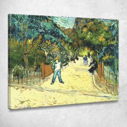 Ingresso Ai Giardini Pubblici Di Arle Vincent van Gogh vvg120 quadro stampato su tela