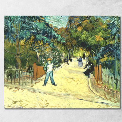 Ingresso Ai Giardini Pubblici Di Arle Vincent van Gogh vvg120 quadro stampato su tela