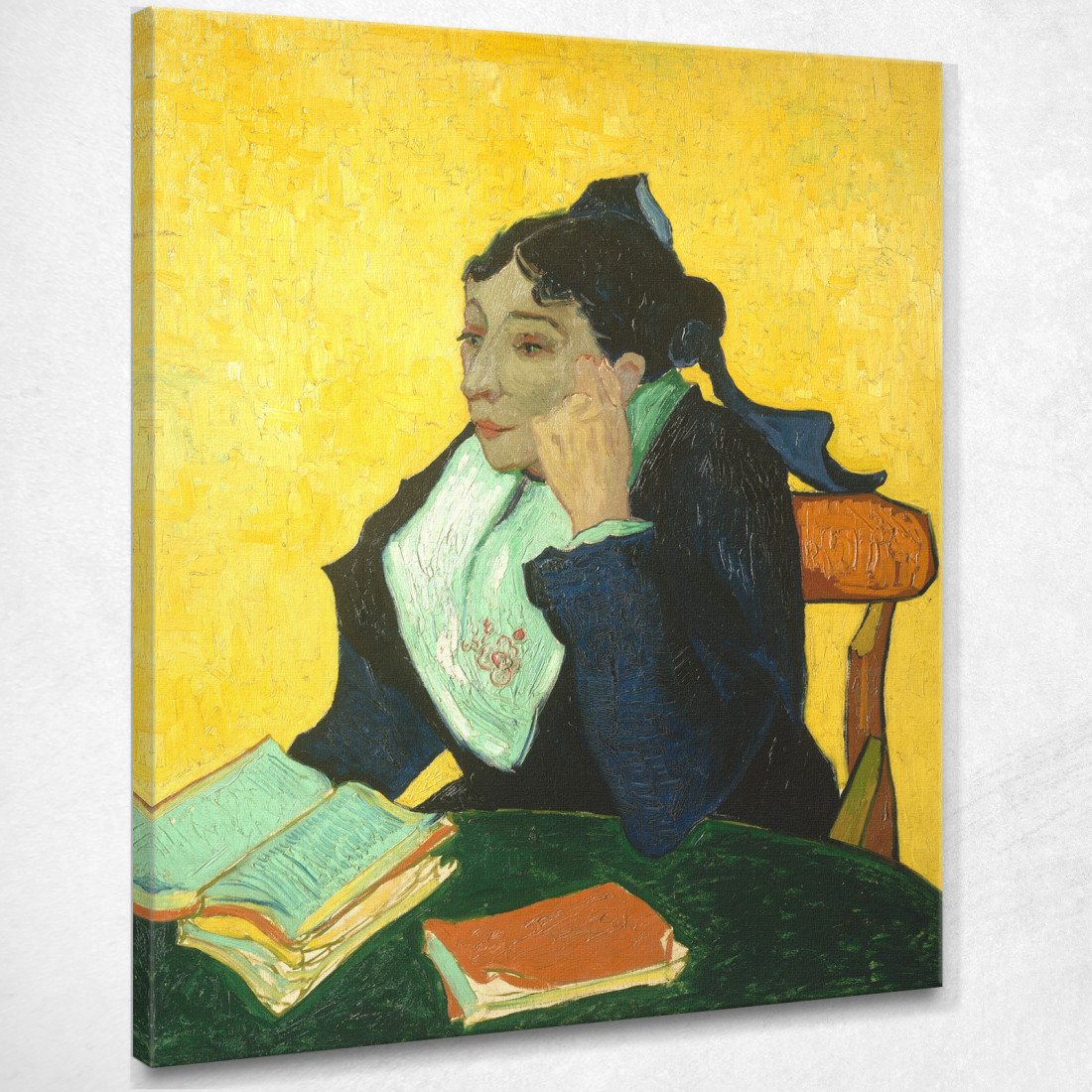 La Madame Joseph-Michel Arlesiana Vincent van Gogh vvg141 quadro stampato su tela La Madame Joseph-Michel Arlesiana Vincent van Gogh vvg141 quadro stampato su tela