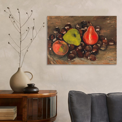 Natura Morta Con Frutta E Castagne Vincent van Gogh vvg144 quadro stampato su tela