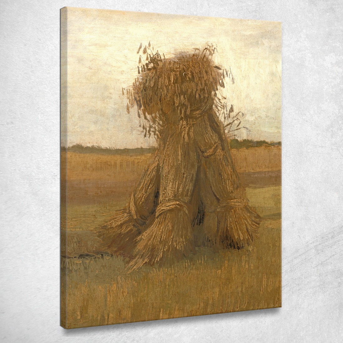 Covoni Di Grano In Un Campo Vincent van Gogh vvg161 quadro stampato su tela