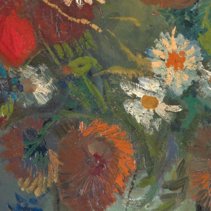 Natura Morta Con Fiori Di Campo E Rose Vincent van Gogh vvg164 quadro stampato su tela