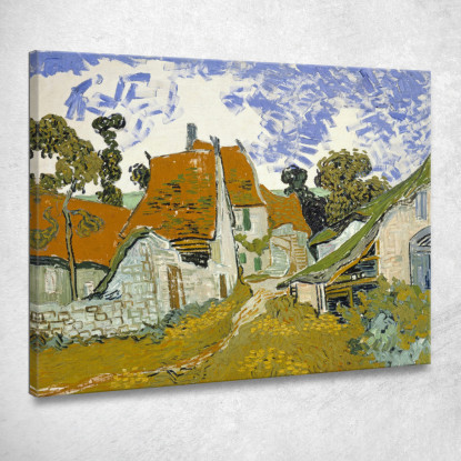 Strada Di Auvers-Sur-Oise Vincent van Gogh vvg165 quadro stampato su tela