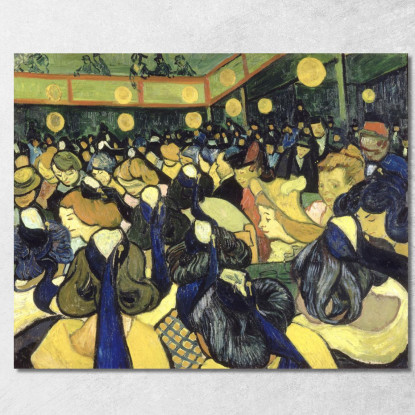 La Sala Da Ballo Di Arles Vincent van Gogh vvg167 quadro stampato su tela