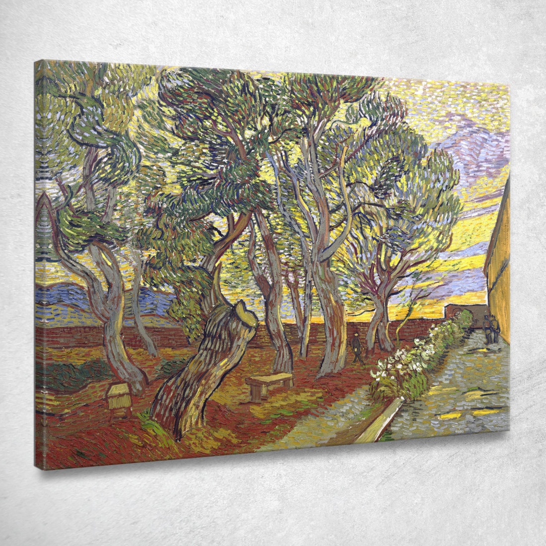 Il Giardino Del Manicomio Vincent van Gogh vvg169 quadro stampato su tela Il Giardino Del Manicomio Vincent van Gogh vvg169 quadro stampato su tela