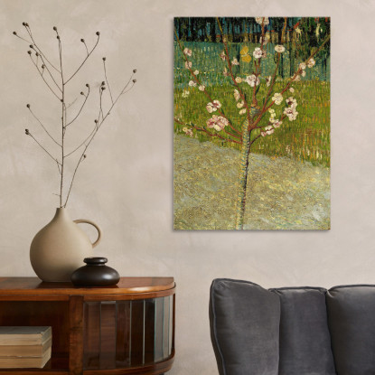 Mandorlo In Fiore Vincent van Gogh vvg190 quadro stampato su tela