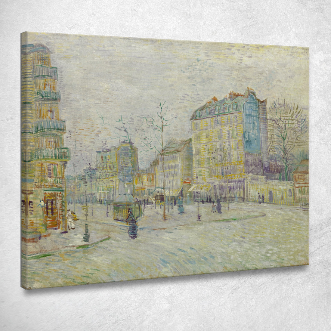 Boulevard De Clichy Vincent van Gogh vvg198 quadro stampato su tela