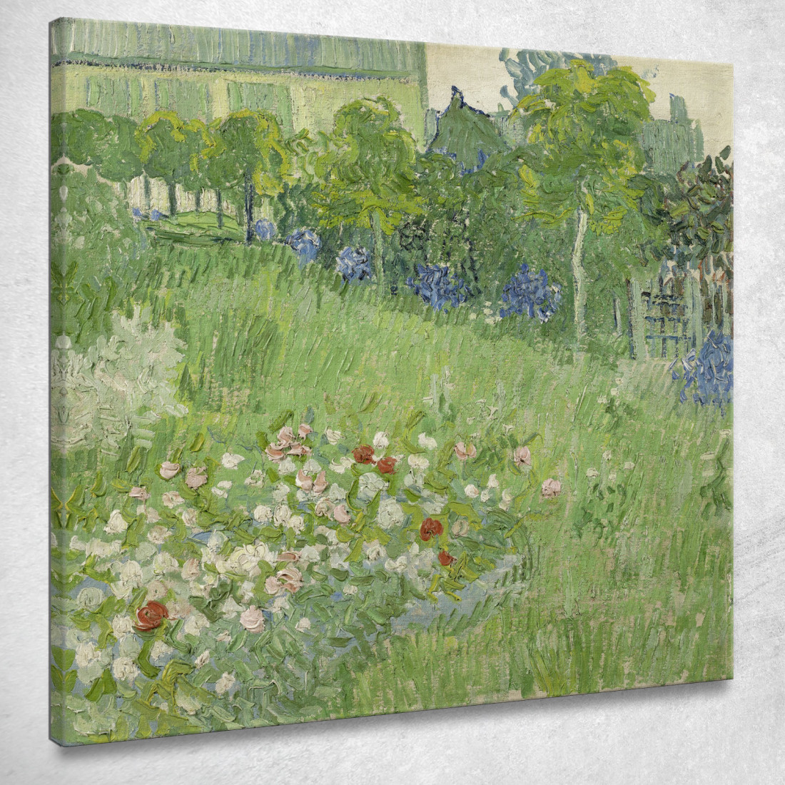 Il Giardino Di Daubigny Vincent van Gogh vvg204 quadro stampato su tela Il Giardino Di Daubigny Vincent van Gogh vvg204 quadro stampato su tela