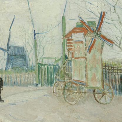 Impasse Des Deux Frères Vincent van Gogh vvg227 quadro stampato su tela