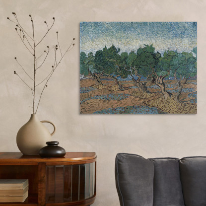 Uliveto Vincent van Gogh vvg246 quadro stampato su tela