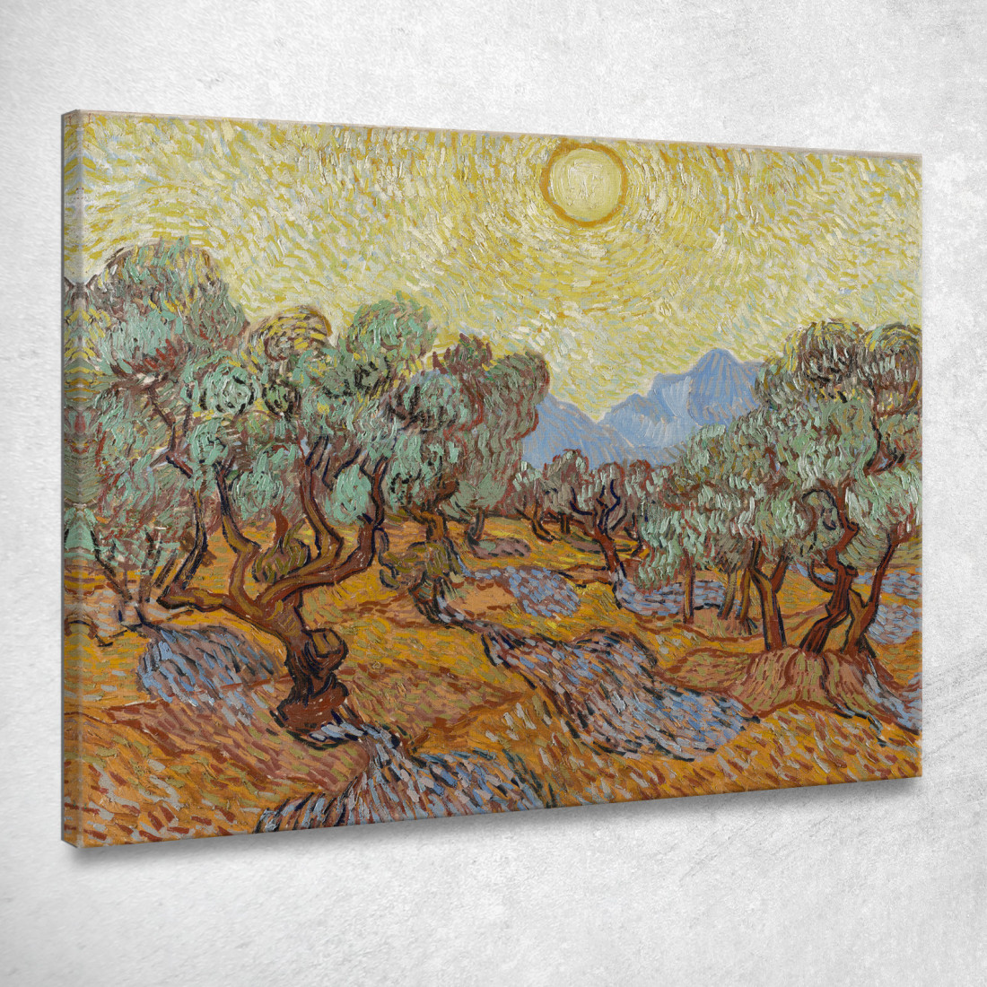 Olivi Vincent van Gogh vvg247 quadro stampato su tela Olivi Vincent van Gogh vvg247 quadro stampato su tela