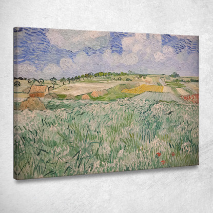 Pianura Vicino Ad Auvers Vincent van Gogh vvg256 quadro stampato su tela