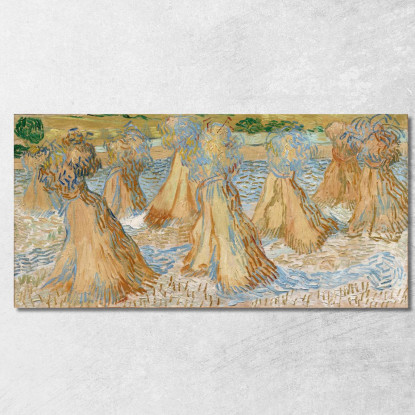 Covoni Di Grano Vincent van Gogh vvg271 quadro stampato su tela