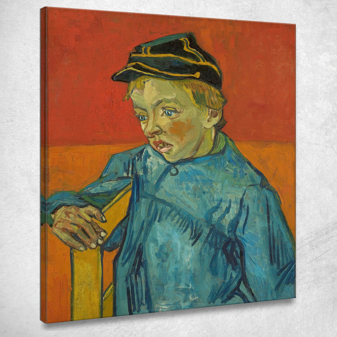 Lo Scolaro Camille Roulin Vincent van Gogh vvg294 quadro stampato su tela Lo Scolaro Camille Roulin Vincent van Gogh vvg294 quadro stampato su tela