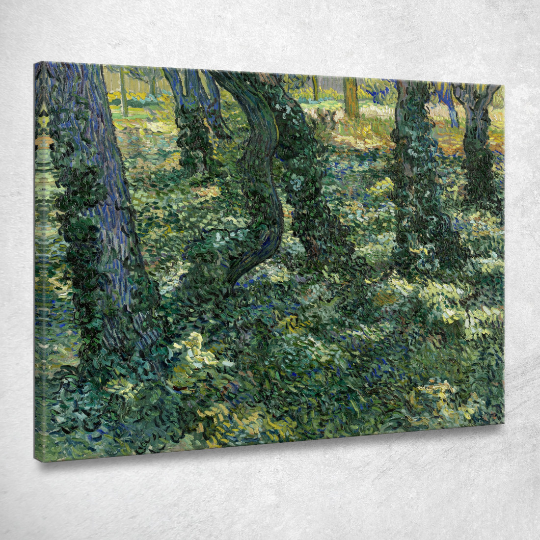 Sottobosco Vincent van Gogh vvg307 quadro stampato su tela