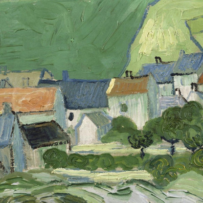 Veduta Di Auvers Vincent van Gogh vvg312 quadro stampato su tela