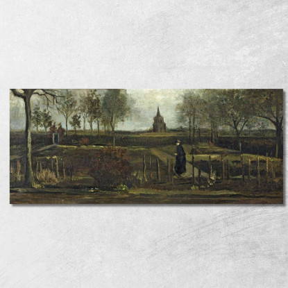 Il Giardino Della Canonica A Nuenen Vincent van Gogh vvg330 quadro stampato su tela