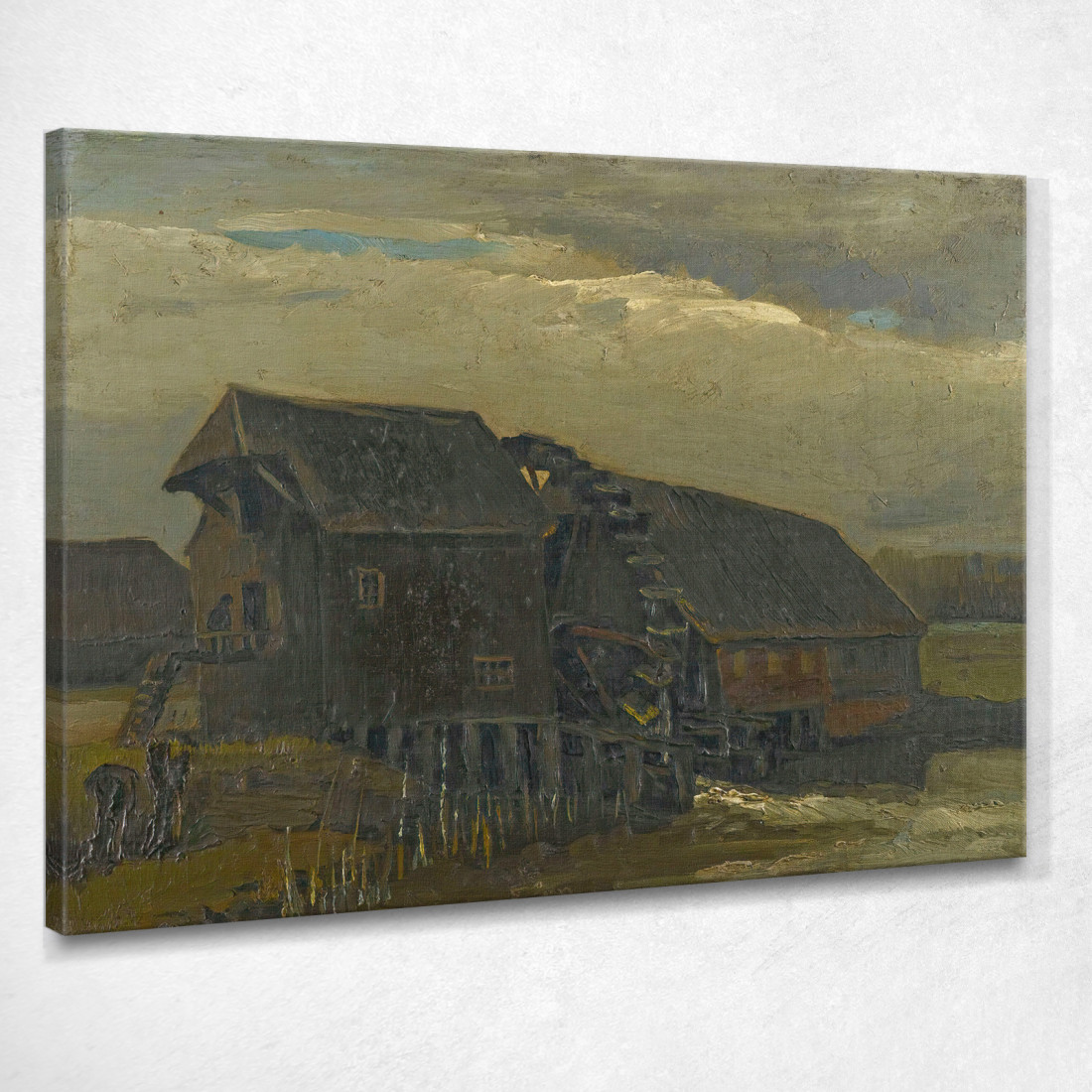Mulino Ad Acqua A Opwetten Vincent van Gogh vvg335 quadro stampato su tela Mulino Ad Acqua A Opwetten Vincent van Gogh vvg335 quadro stampato su tela