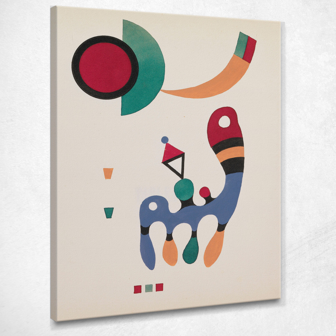 11 Dipinti E 7 Poesie Wassily Kandinsky wk2 quadro stampato su tela