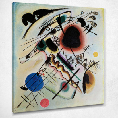 Macchia Nera 1921 Wassily Kandinsky wk21 quadro stampato su tela