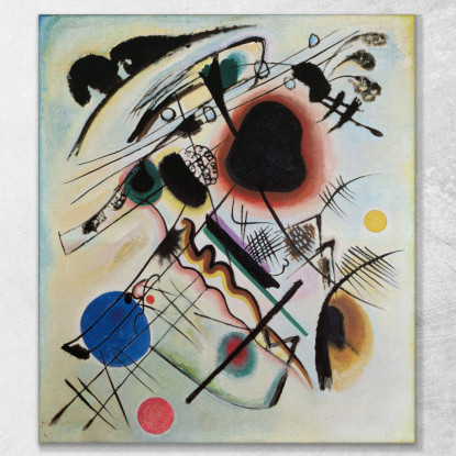 Macchia Nera 1921 Wassily Kandinsky wk21 quadro stampato su tela