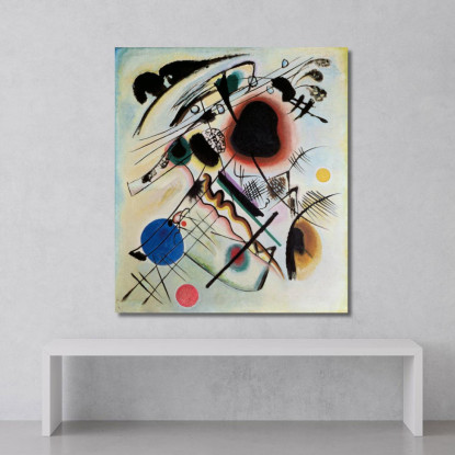 Macchia Nera 1921 Wassily Kandinsky wk21 quadro stampato su tela