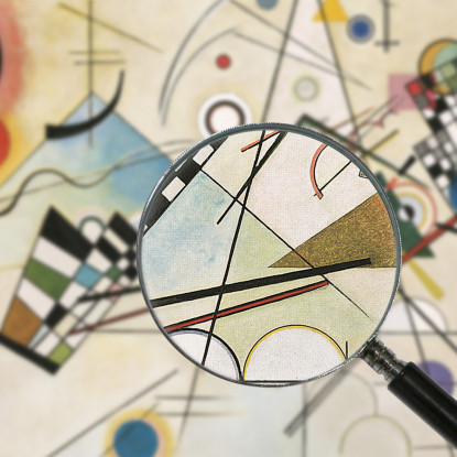 Composizioneviii Wassily Kandinsky wk38 quadro stampato su tela