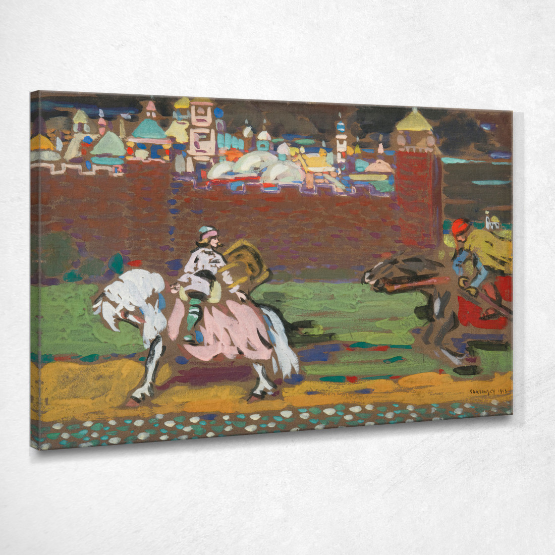 Crociati Wassily Kandinsky wk41 quadro stampato su tela Crociati Wassily Kandinsky wk41 quadro stampato su tela