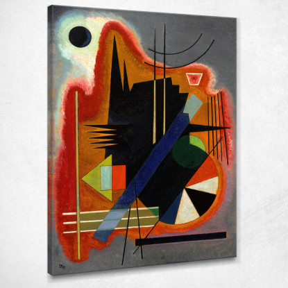 Alcuni Suggerimenti Wassily Kandinsky wk57 quadro stampato su tela