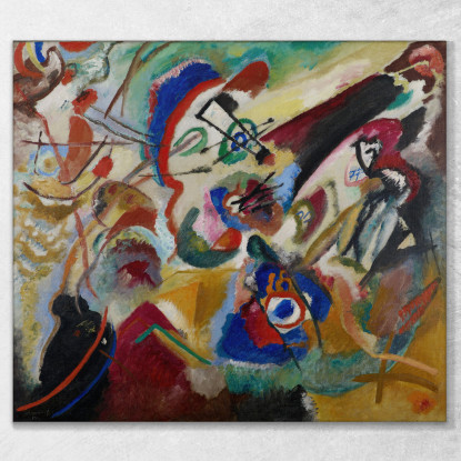 Frammento 2 Per La Composizione Vii  Wassily Kandinsky wk64 quadro stampato su tela