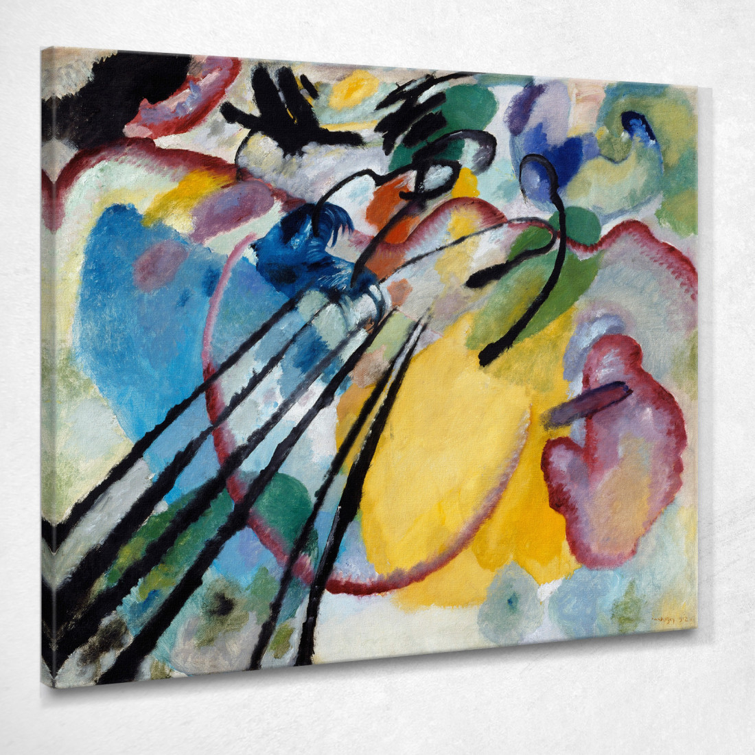 Improvvisazione 26 Canottaggio Wassily Kandinsky wk85 quadro stampato su tela