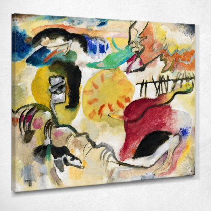 Improvvisazione 27 Giardino D'Amore Ii Wassily Kandinsky wk86 quadro stampato su tela