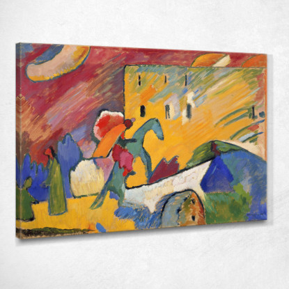 Improvvisazione 3 1909 Wassily Kandinsky wk88 quadro stampato su tela