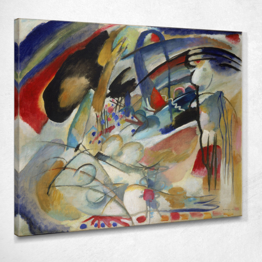 Improvvisazione 33 Orient 1 1913 Wassily Kandinsky wk89 quadro stampato su tela Improvvisazione 33 Orient 1 1913 Wassily Kandinsky wk89 quadro stampato su tela