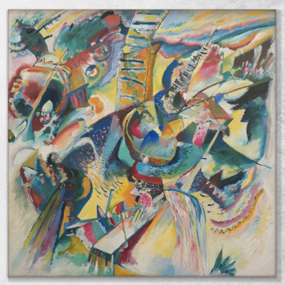 Gola Di Improvvisazione Wassily Kandinsky wk92 quadro stampato su tela