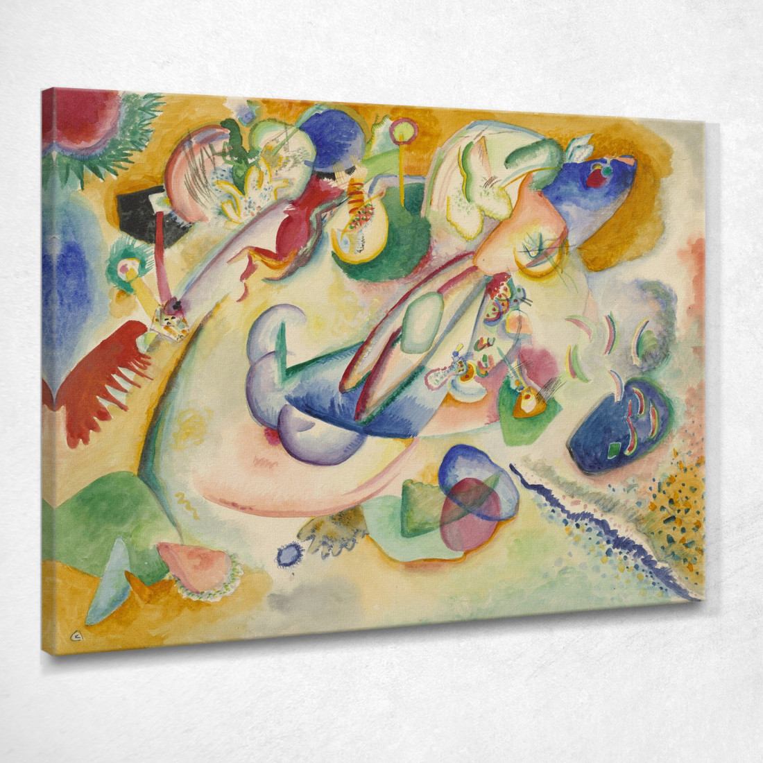 Improvvisazione Wassily Kandinsky wk97 quadro stampato su tela Improvvisazione Wassily Kandinsky wk97 quadro stampato su tela