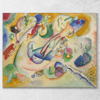 Improvvisazione Wassily Kandinsky wk97 quadro stampato su tela