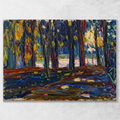 Nel Parco Di St. Cloud Fall Ii Wassily Kandinsky wk100 quadro stampato su tela