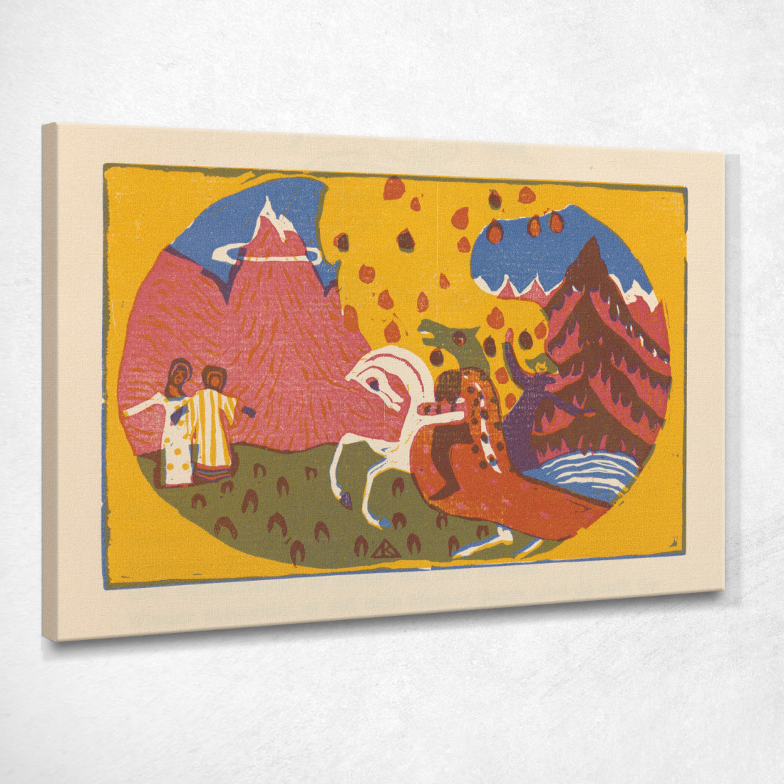 Suona Pl.05 Wassily Kandinsky wk121 quadro stampato su tela