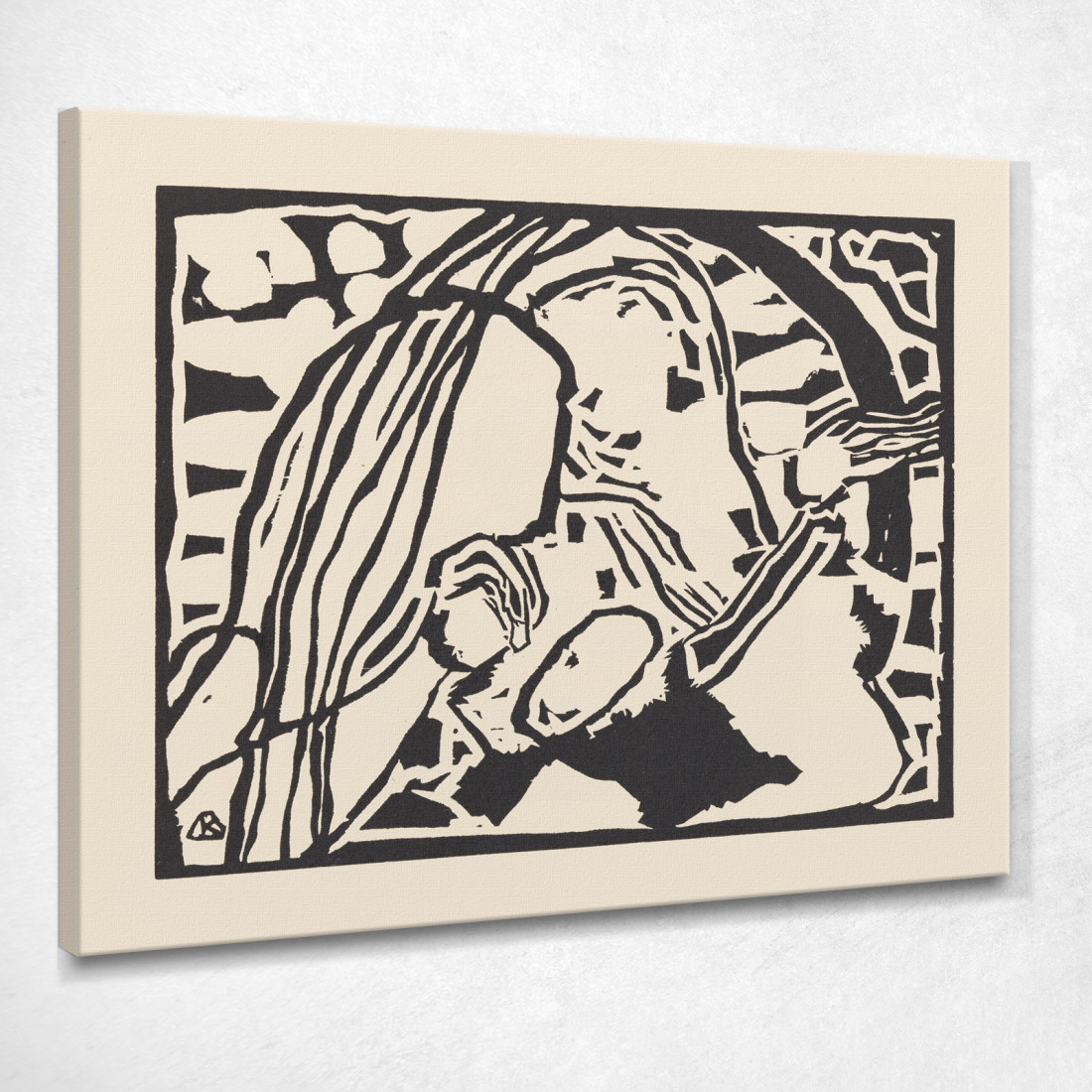 Suona Pl.09 Wassily Kandinsky wk125 quadro stampato su tela Suona Pl.09 Wassily Kandinsky wk125 quadro stampato su tela