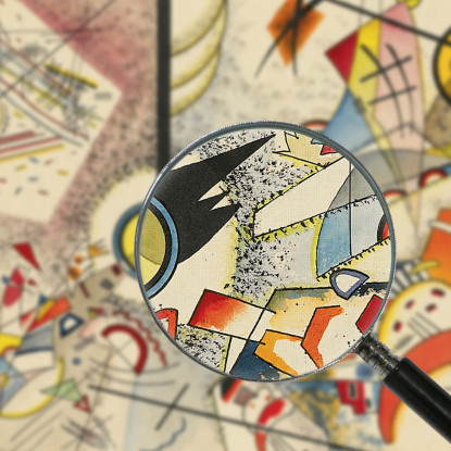 Senza Titolo 1923 Wassily Kandinsky wk157 quadro stampato su tela